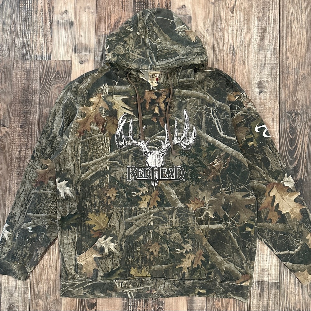 Vintage Redhead Realtree Leaf Camo Hoodie